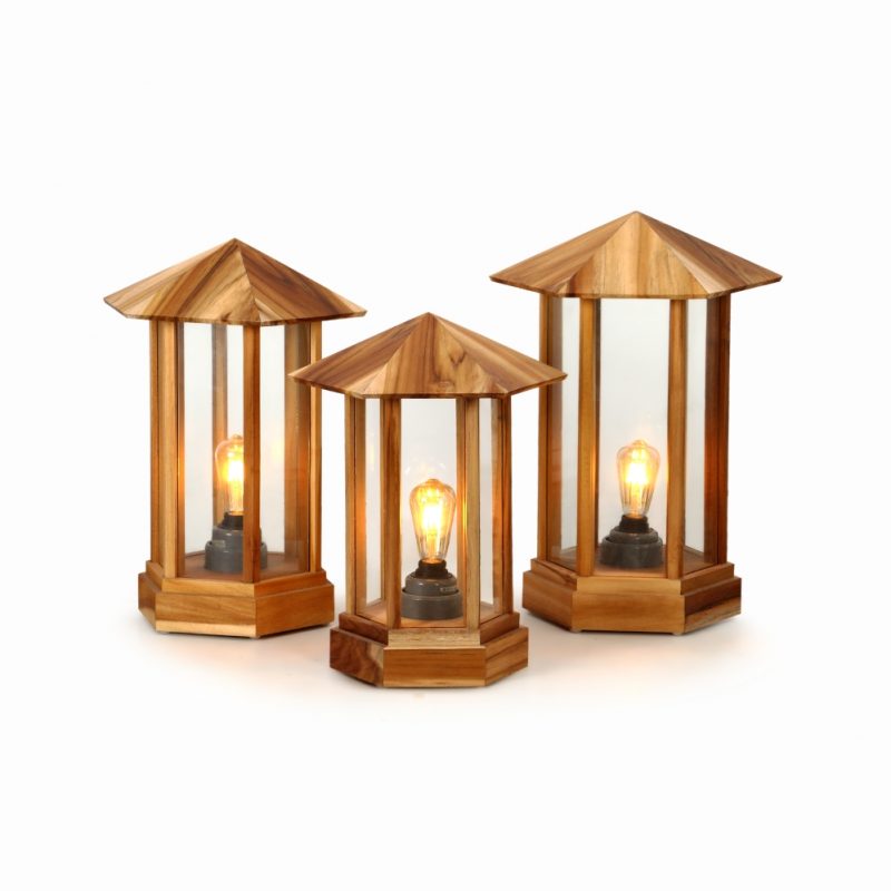 Laterne With Roof Set Of 3 Hanging Lamp Manufacture Asia