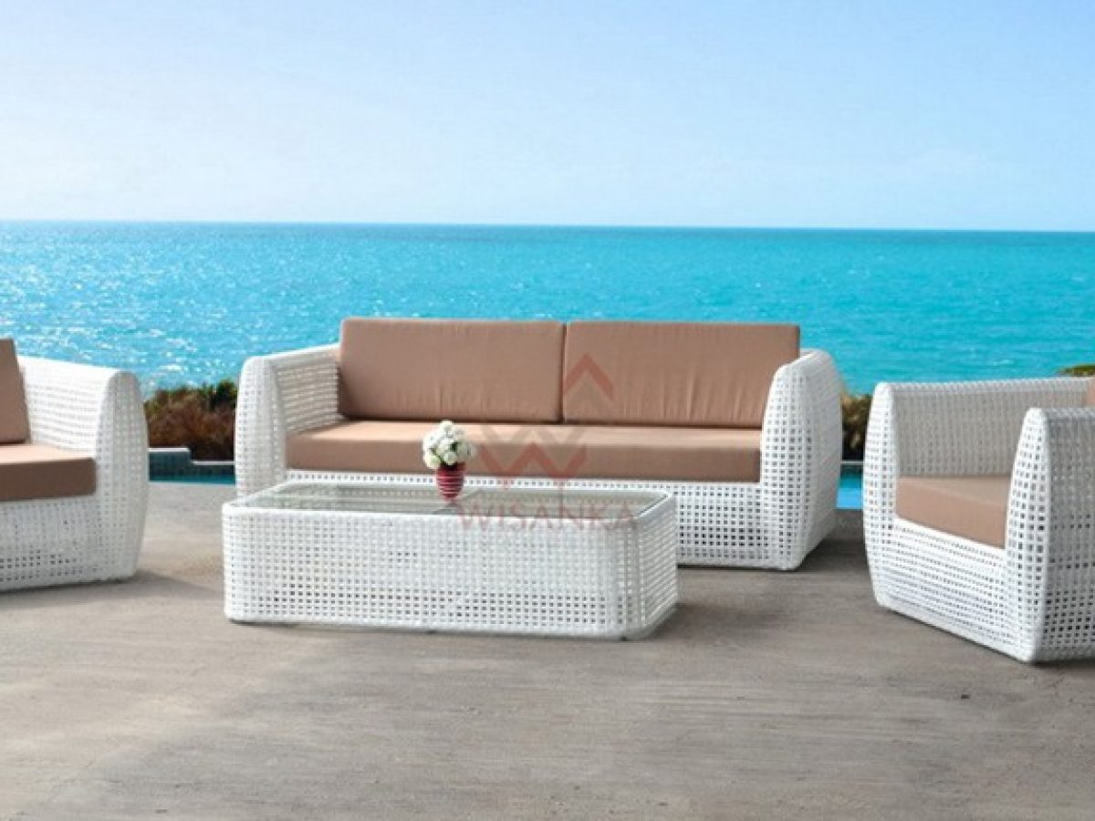 Maiden Synthetic Rattan Living Set Living Room Furniture Set Synthetic Rattan Manufacture Asia Furniture