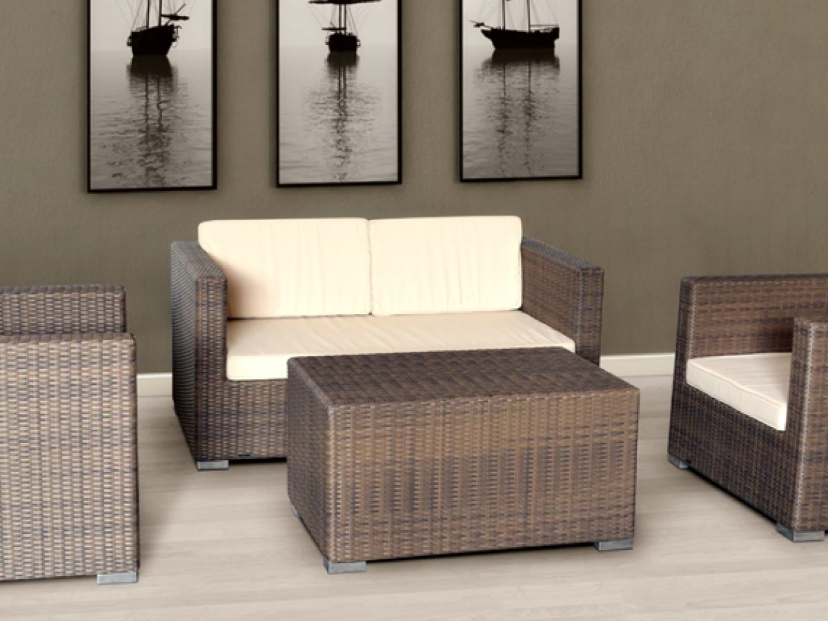 Robin Synthetic Rattan Living Set